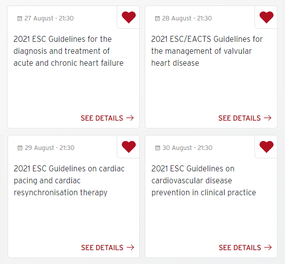 2021 ESC提前看：将公布4部指南、15项热线研究！