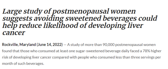 “甜蜜的毒药”：这种常喝饮料致肝癌风险增加高达78%！